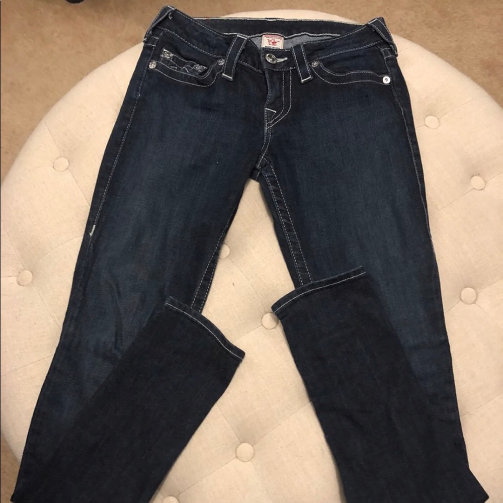 True Religion Stretch Stella Skinny Jeans 28